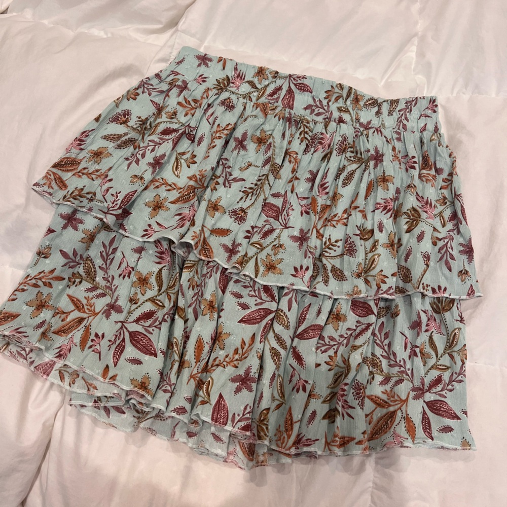 See You Monday Floral Skirt